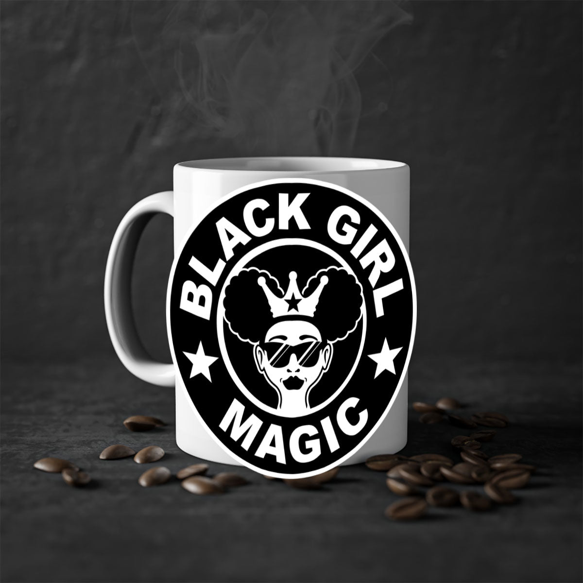 black girl magic coffee 57#- Black women - Girls-Mug / Coffee Cup