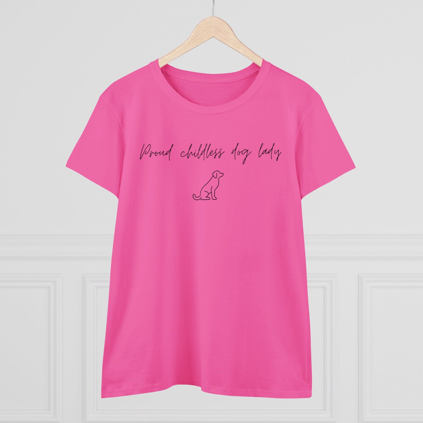 Election Collection - Proud Childless Dog Lady - Women's Midweight Cotton Tee