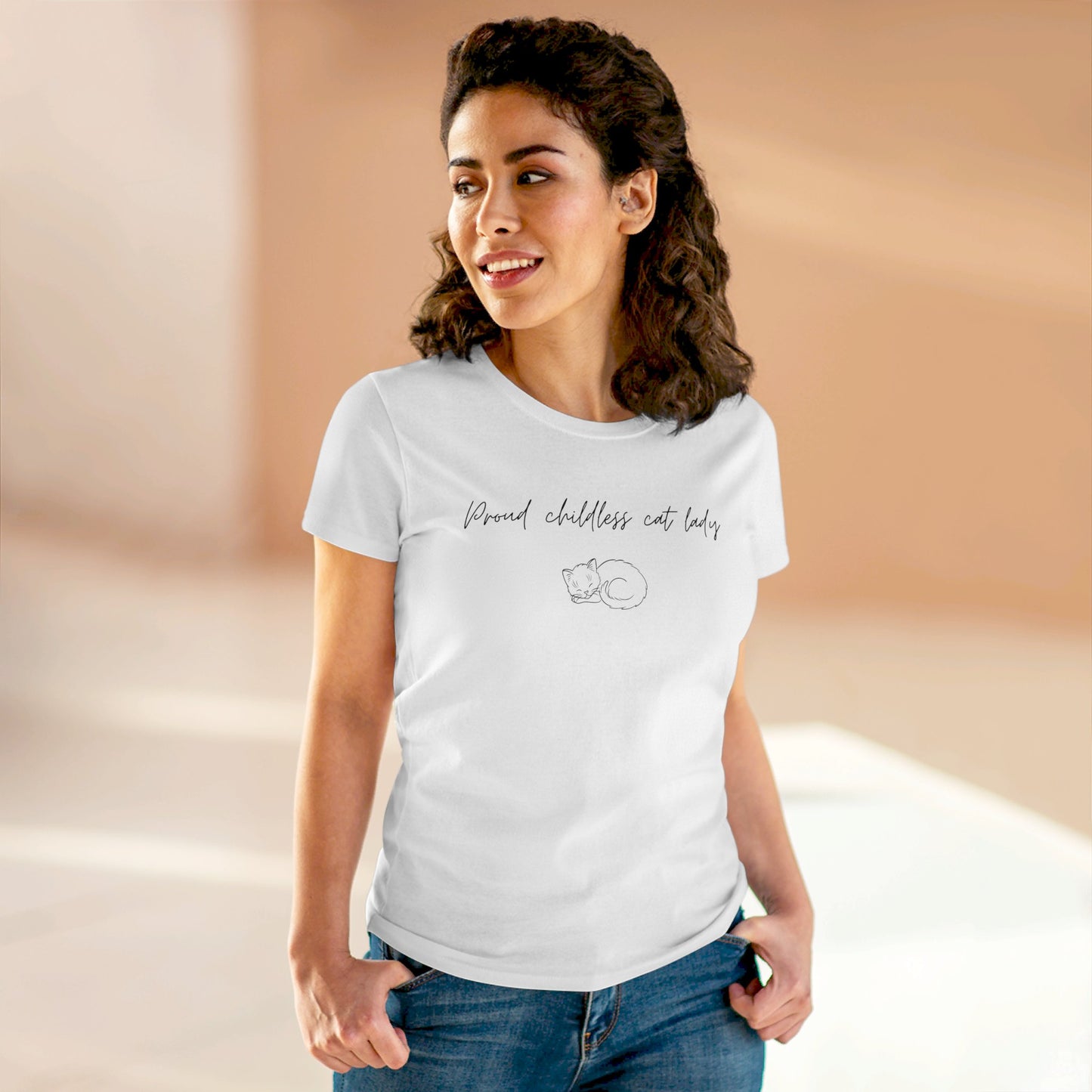 Proud Childless Cat Lady T-Shirt