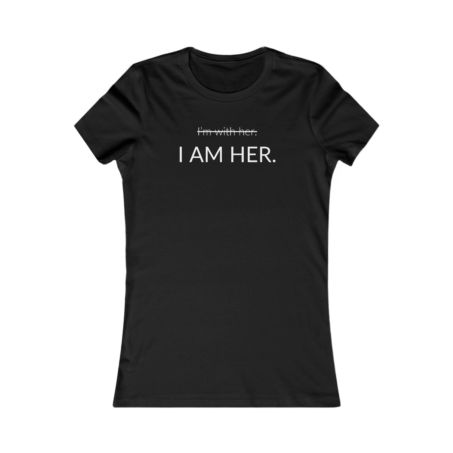 I Am Her - 2024 Election Collection - Fitted Crew Tee