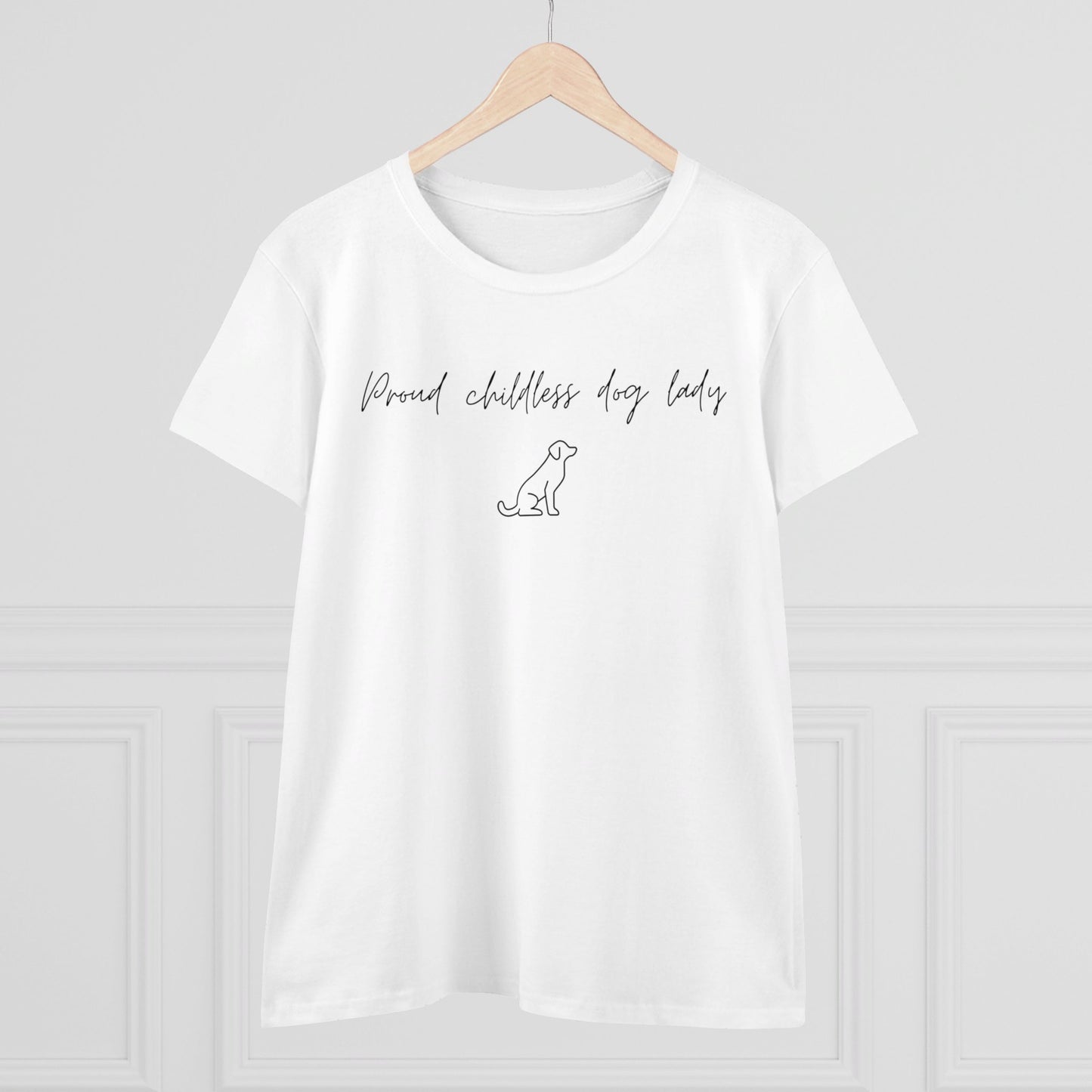 Election Collection - Proud Childless Dog Lady - Women's Midweight Cotton Tee