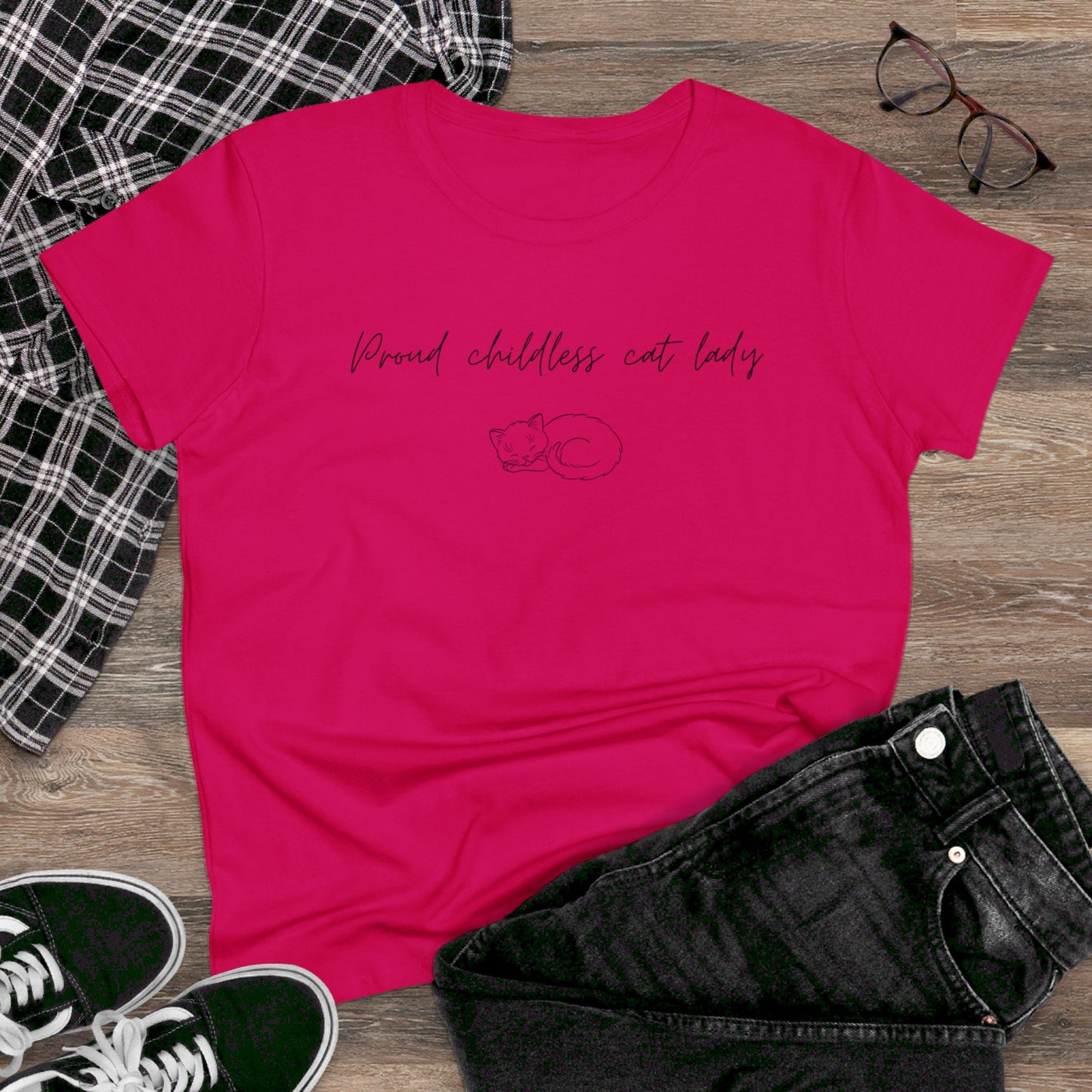 Proud Childless Cat Lady T-Shirt