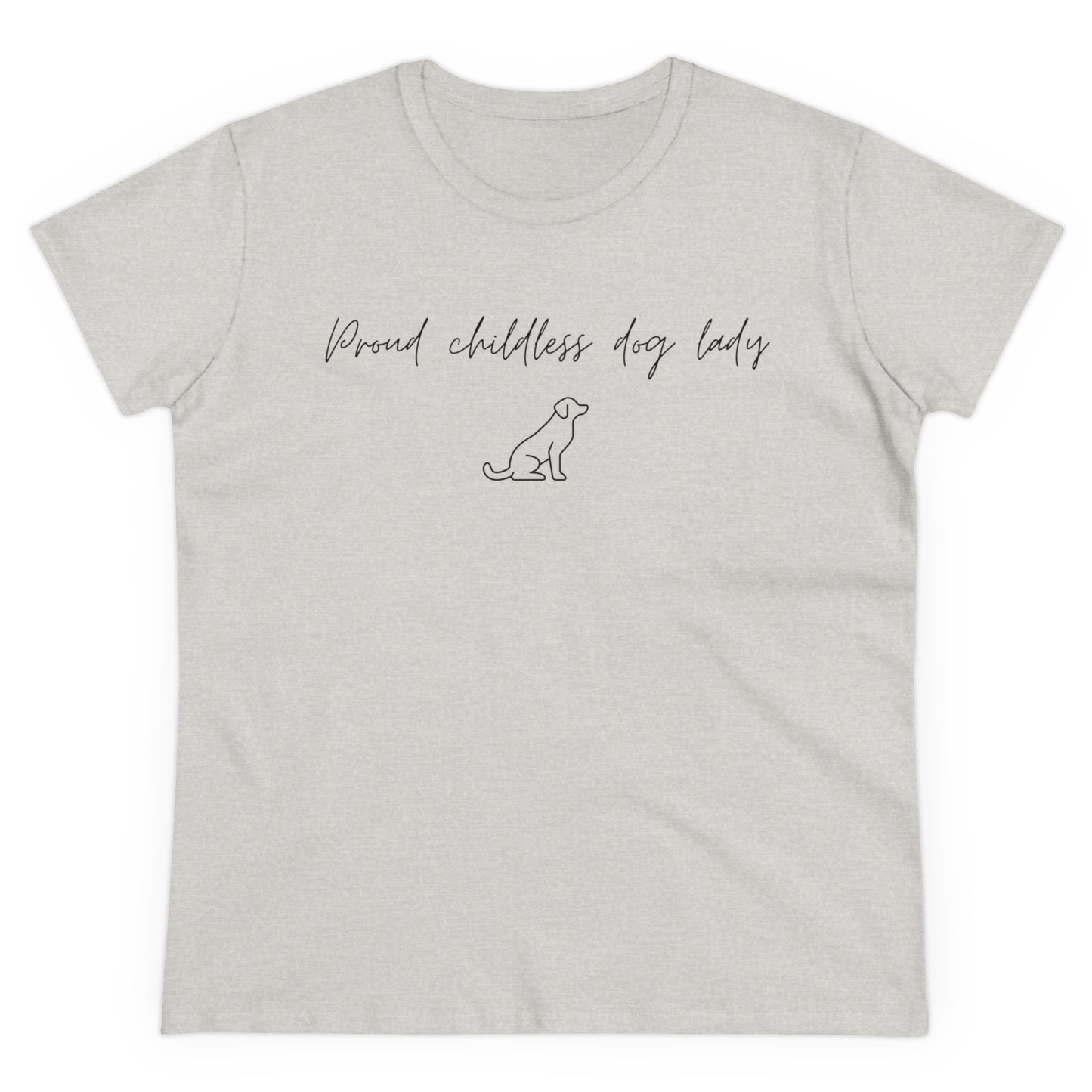 Election Collection - Proud Childless Dog Lady - Women's Midweight Cotton Tee