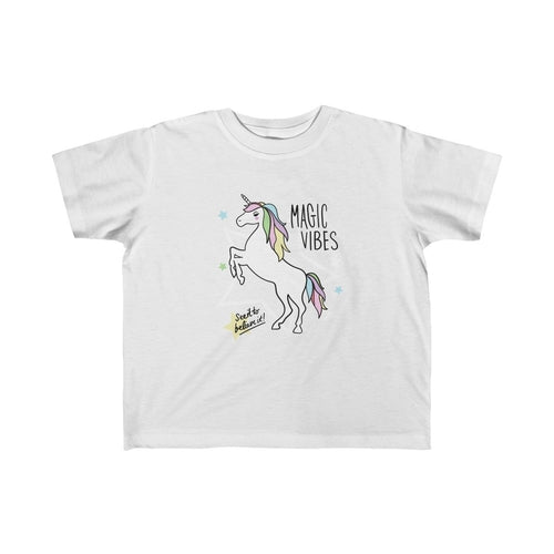 Magic Vibes Unicorn Kid Girls Tee