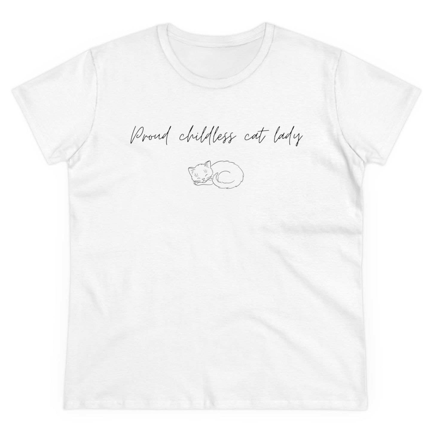 Proud Childless Cat Lady T-Shirt