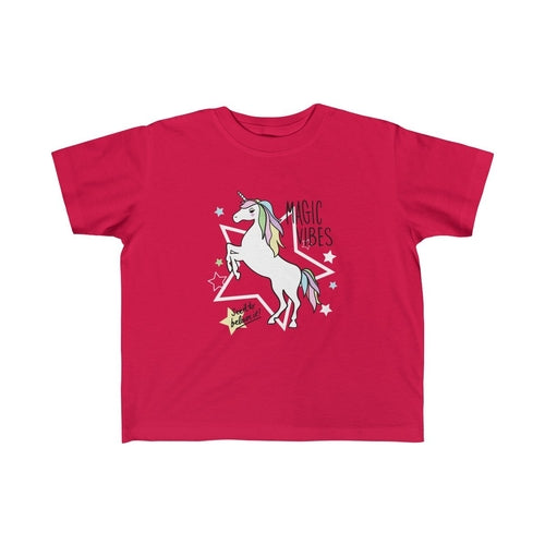 Magic Vibes Unicorn Kid Girls Tee