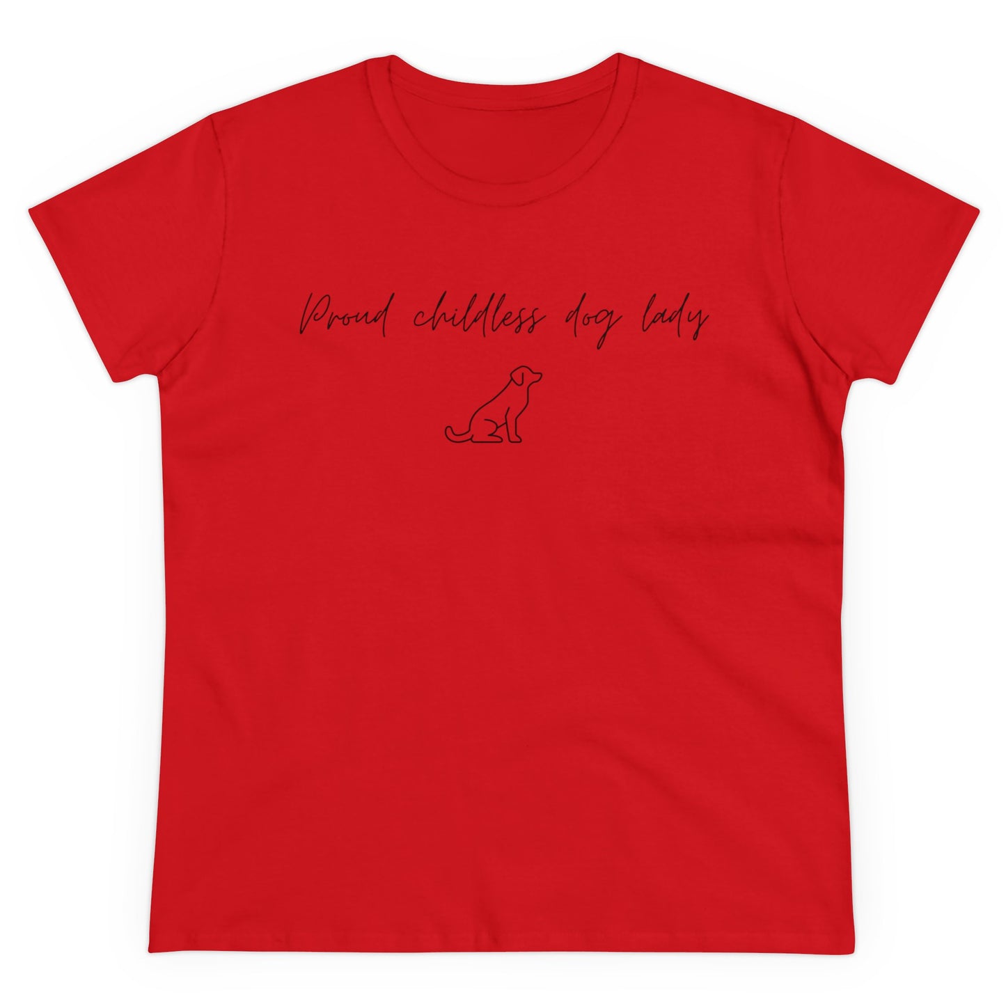 Election Collection - Proud Childless Dog Lady - Women's Midweight Cotton Tee