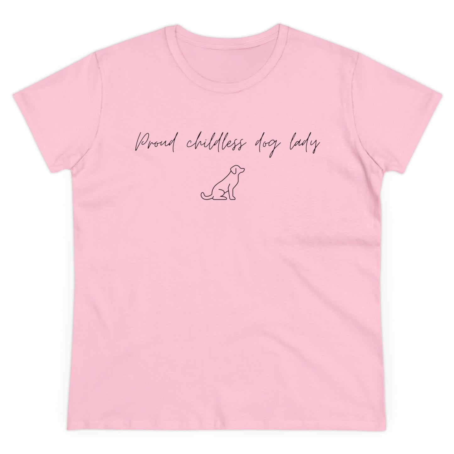 Election Collection - Proud Childless Dog Lady - Women's Midweight Cotton Tee