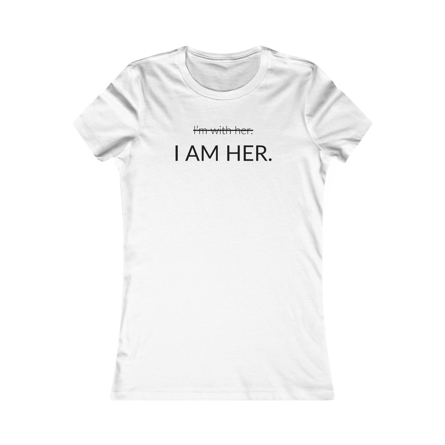 I Am Her - 2024 Election Collection - Fitted Crew Tee