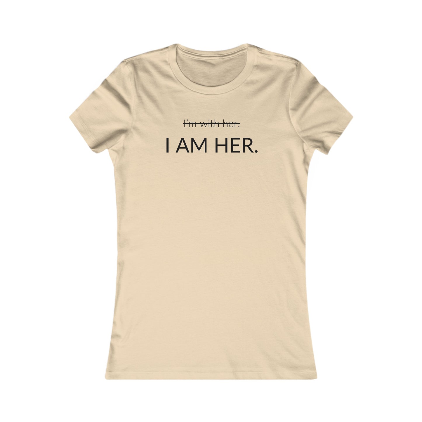 I Am Her - 2024 Election Collection - Fitted Crew Tee