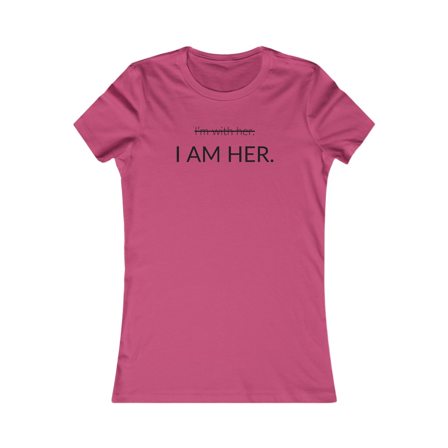 I Am Her - 2024 Election Collection - Fitted Crew Tee