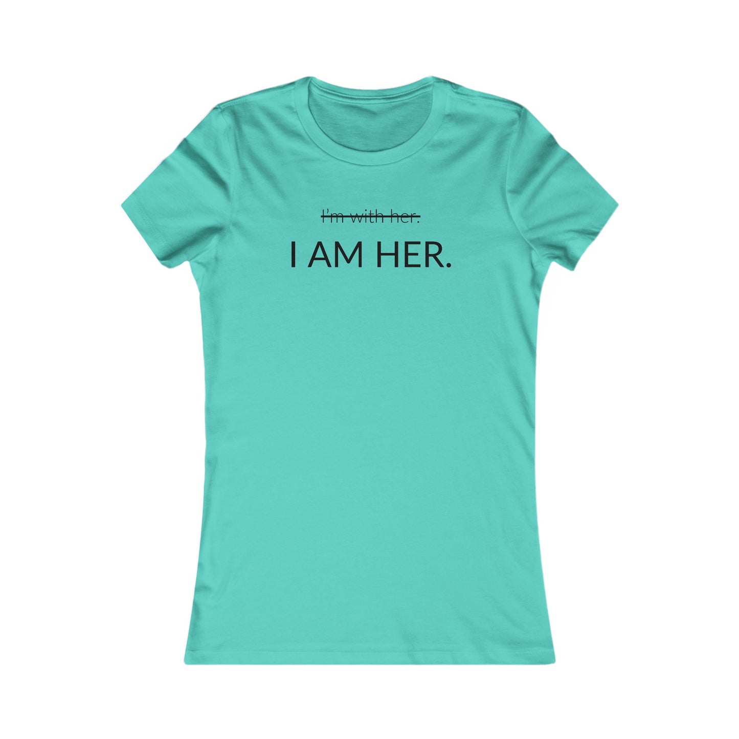 I Am Her - 2024 Election Collection - Fitted Crew Tee