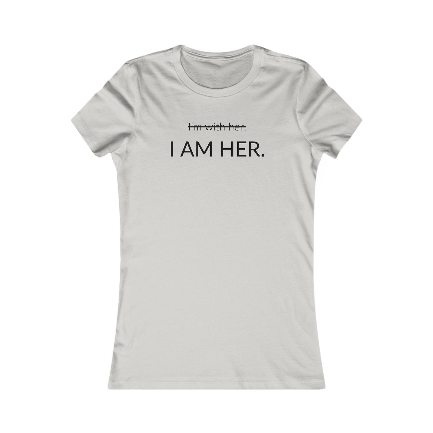 I Am Her - 2024 Election Collection - Fitted Crew Tee