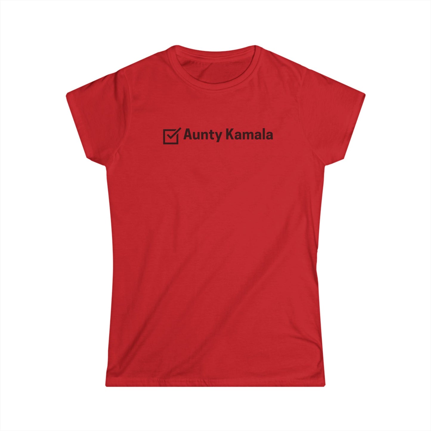 Aunty Kamala - 2024 Election Collection Women's Softstyle Tee