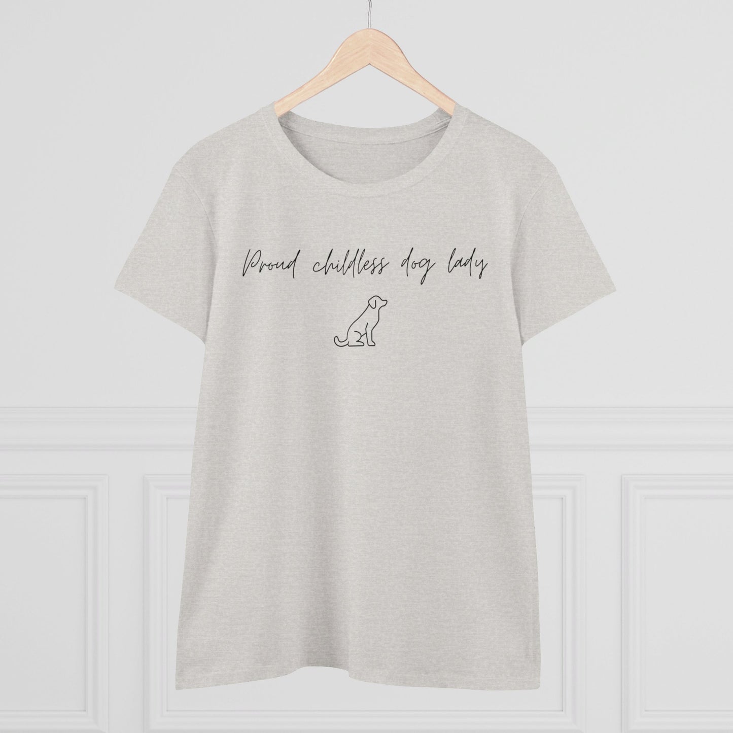 Election Collection - Proud Childless Dog Lady - Women's Midweight Cotton Tee