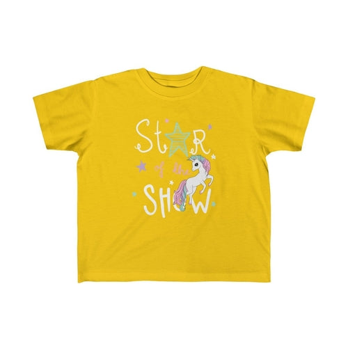 Star of the Show Unicorn Kid Girls Tee